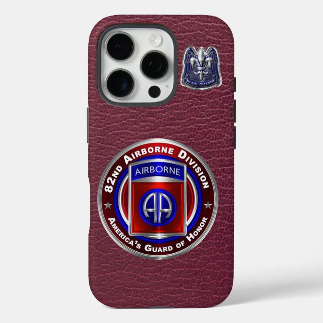 Funda iPhone 16 Pro 82.ª División Aerotransportada  (Reverso )