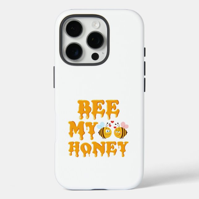 Funda iPhone 16 Pro Abeja mi miel (Reverso )
