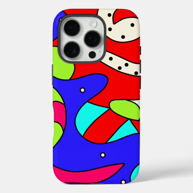 Funda iPhone 16 Pro Abstractec (Reverso )