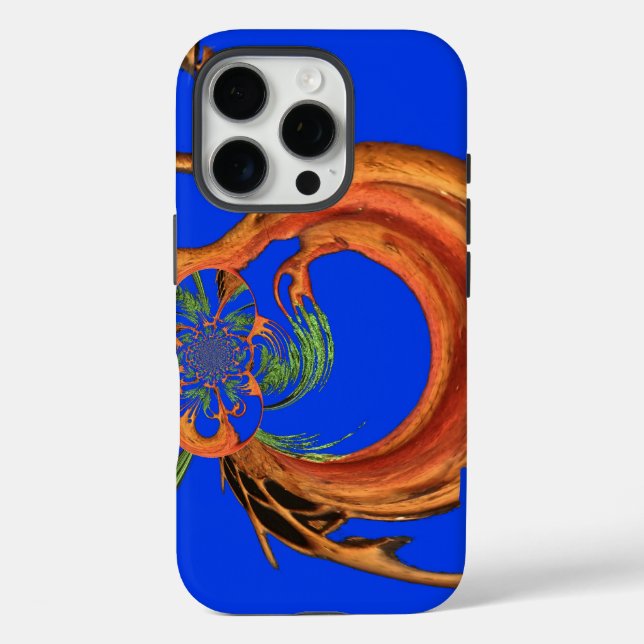 Funda iPhone 16 Pro Acacia Circle Art Print (Reverso )