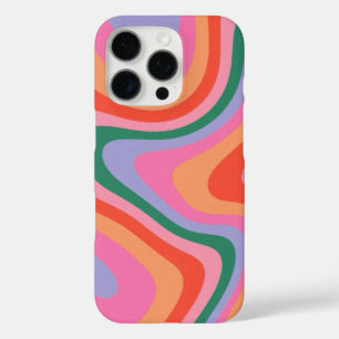 Funda iPhone 16 Pro acuarela Boho plano Resumen de paisajes