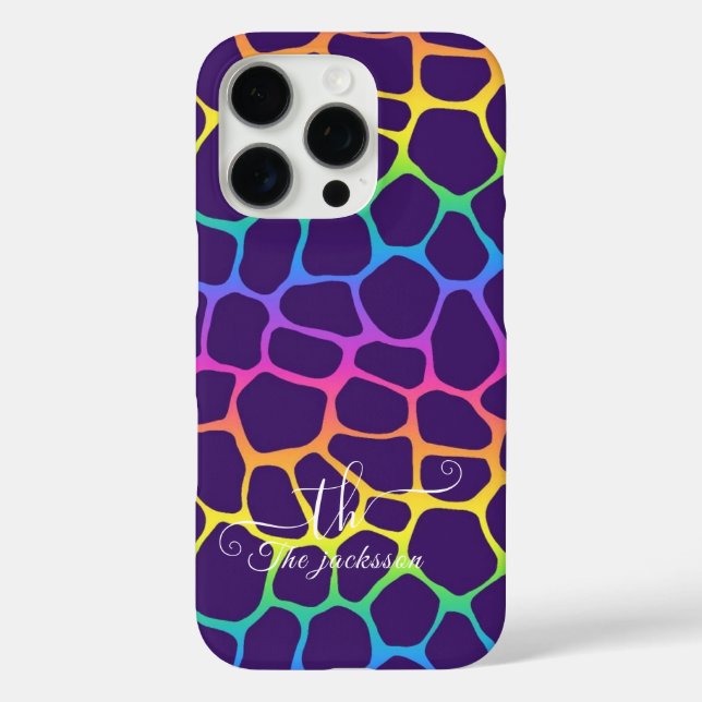 Funda iPhone 16 Pro Acuarela moderna (Reverso )