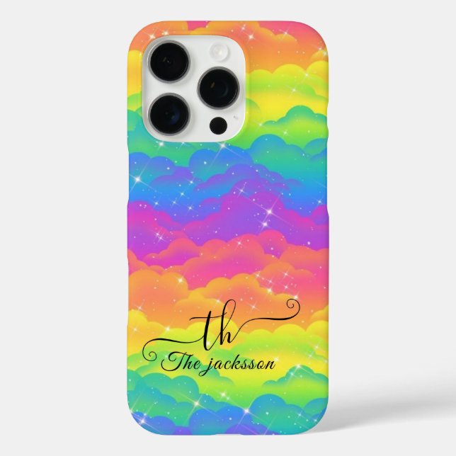 Funda iPhone 16 Pro Acuarela moderna (Reverso )