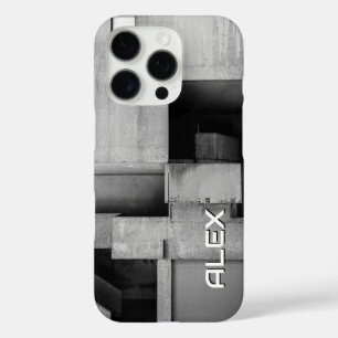 Funda iPhone 16 Pro Acumulación de bloques de hormigón brutal