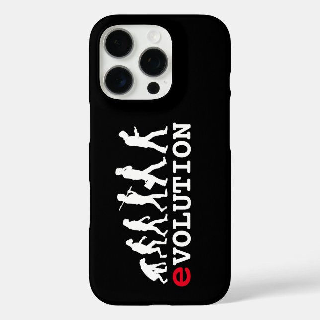 Funda iPhone 16 Pro Adicto al Teléfono Inteligente Evolución Divertida (Reverso )