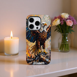 Funda iPhone 16 Pro Águila reurgente, ardiente ascenso