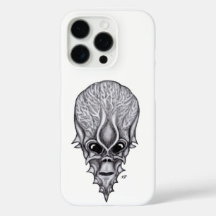 Funda iPhone 16 Pro Alien Face , reconstrucción facial de cráneo afric