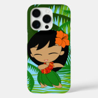 Aloha Honeys Palms Hawaiian Black Hair Hula Chica