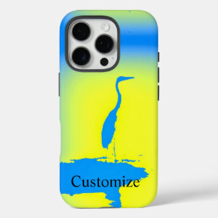 Funda iPhone 16 Pro amanecer de la garza azul