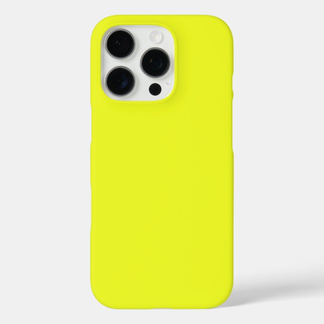 Funda iPhone 16 Pro Amarillo (Reverso )