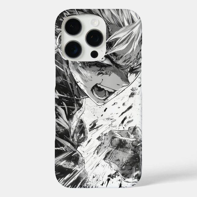 Funda iPhone 16 Pro Anime Comics (Reverso )