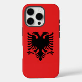 Funda iPhone 16 Pro Apple iPhone 15 Pro Funda-Mate, bandera de Albania