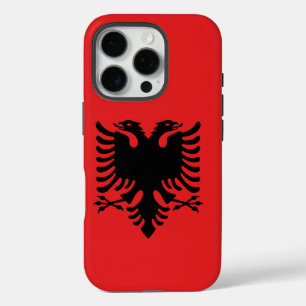 Funda iPhone 16 Pro Apple iPhone 16 Pro Funda-Mate, bandera de Albania