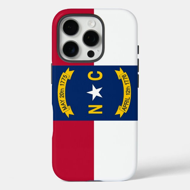 Funda iPhone 16 Pro Apple iPhone 16 Pro Funda-Mate, bandera de Carolin (Reverso )