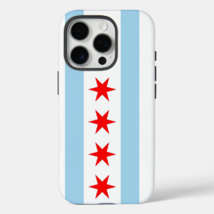 Funda iPhone 16 Pro Apple iPhone 16 Pro Funda-Mate, bandera de Chicago