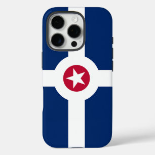 Funda iPhone 16 Pro Apple iPhone 16 Pro Funda-Mate, bandera de Indianá