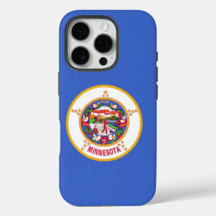 Funda iPhone 16 Pro Apple iPhone 16 Pro Funda-Mate, bandera de Minneso