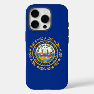 Funda iPhone 16 Pro Apple iPhone 16 Pro Funda-Mate, bandera de New Ham