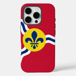Funda iPhone 16 Pro Apple iPhone 16 Pro Funda-Mate, bandera de St. Lou