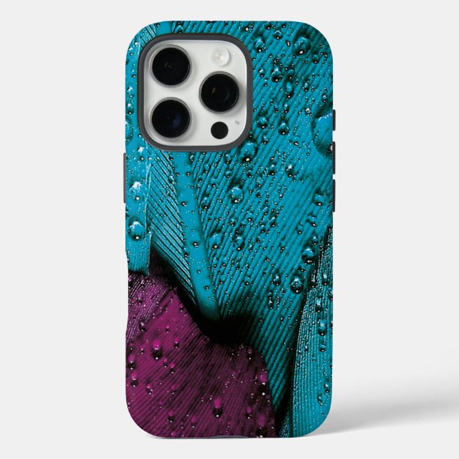 Funda iPhone 16 Pro "AquaCircuit: precisión en cada iP de Funda-mate d (Reverso )