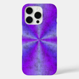 Funda iPhone 16 Pro Arcoiris rosa azul en optik de cuero de piel de el