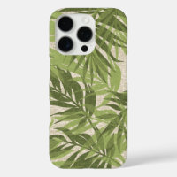 Areca Palms Verde Tropical Hawaiano Vintage