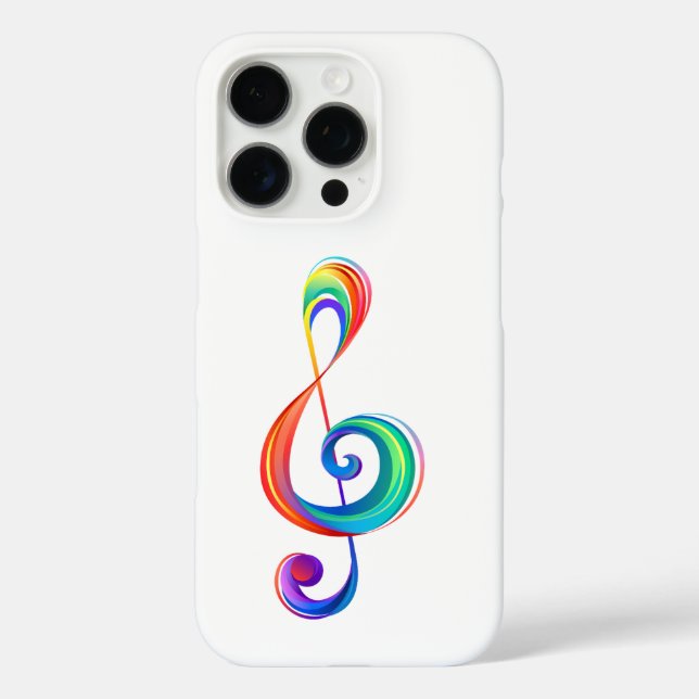 Funda iPhone 16 Pro Arroyo arcoiris estratificado (Reverso )