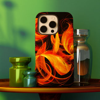 Funda iPhone 16 Pro Arte abstracto de bola de fuego