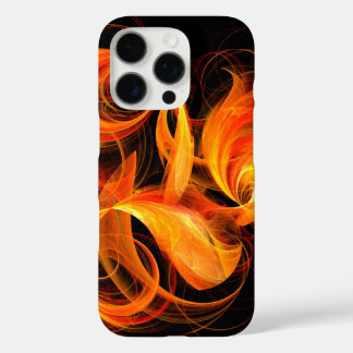 Funda iPhone 16 Pro Arte abstracto de bola de fuego