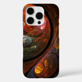 Funda iPhone 16 Pro Arte abstracto de conexión fluida