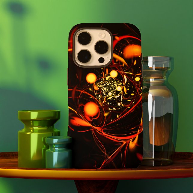 Funda iPhone 16 Pro Arte abstracto de latido (Heartbeat Abstract Art Case-Mate iPhone Case)