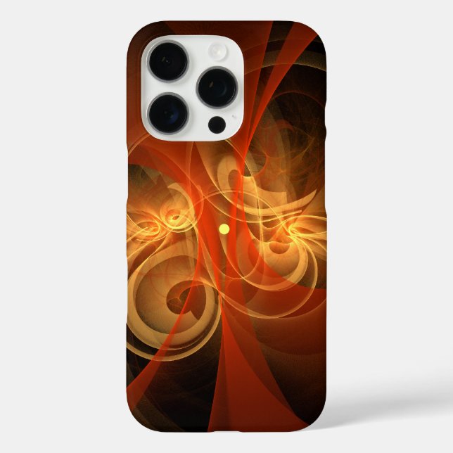 Funda iPhone 16 Pro Arte abstracto de magia matutina (Reverso )