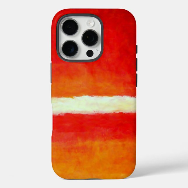 Funda iPhone 16 Pro Arte abstracto moderno - estilo Rothko (Reverso )