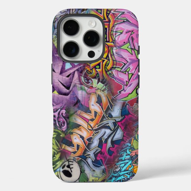 Funda iPhone 16 Pro arte de grafiti (Reverso )
