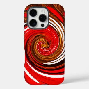 Funda iPhone 16 Pro Arte de mezcla roja
