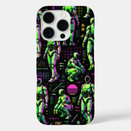 Funda iPhone 16 Pro Arte de Robot Humanoide Futurista | Android de Cie