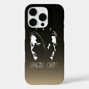 Funda iPhone 16 Pro Arte de Silueta de Confrontación Humana