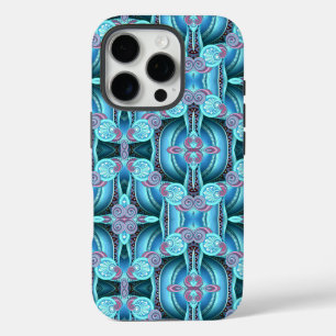 Funda iPhone 16 Pro Arte moderno en estuche para iPhone azul / iPad