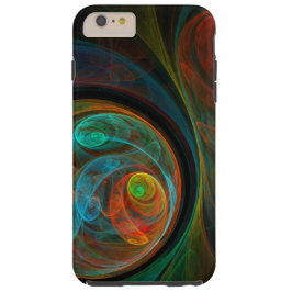 Funda iPhone 16 Pro Arte resumido azul de renacimiento