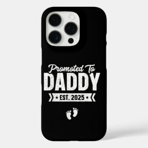 Funda iPhone 16 Pro Ascendido a Papá Est 2025 Papá para Ser, Papá Est 