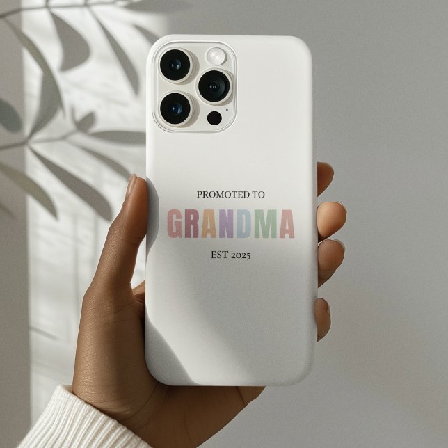 Funda iPhone 16 Pro Ascendido al regalo de la abuela EST 2025 (Subido por el creador)