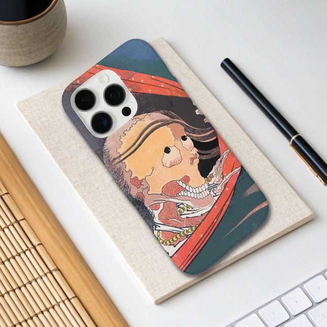 Funda iPhone 16 Pro Asustado Funda-Mate del fantasma del esqueleto jap (Subido por el creador)