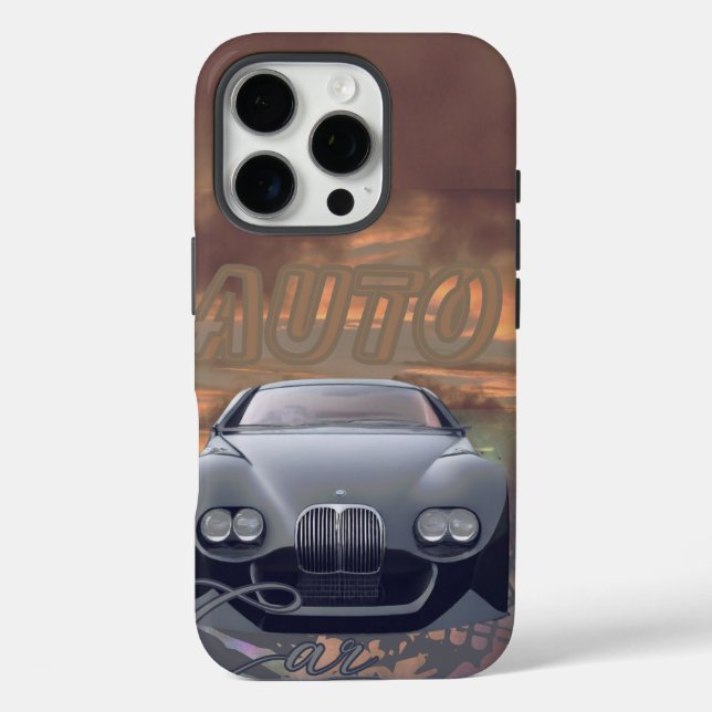 FUNDA iPhone 16 PRO AUTO (Reverso )