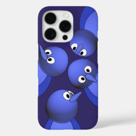 Funda iPhone 16 Pro Aves azules