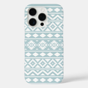 Funda iPhone 16 Pro Aztec Essence Ptn III Blanco sobre el huevo de pat