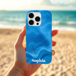 Funda iPhone 16 Pro Azul lunar