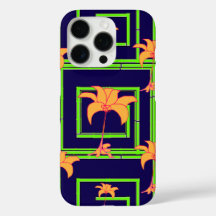 Azul Marino Geo Floral