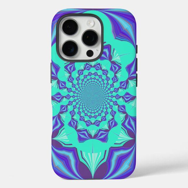 Funda iPhone 16 Pro Azul preciado (Reverso )