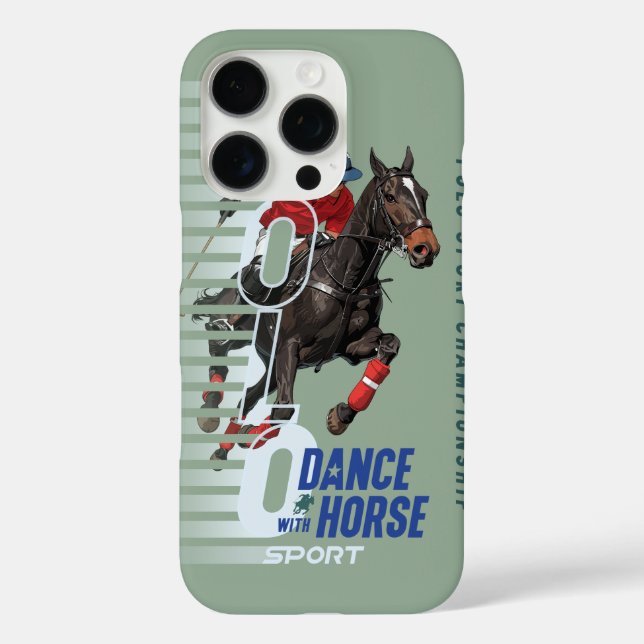 Funda iPhone 16 Pro Baila con Caballo (Polo Sport) | (Reverso )