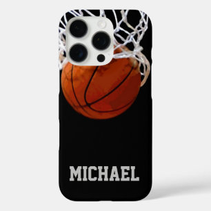 Funda iPhone 16 Pro Baloncesto Su Nombre